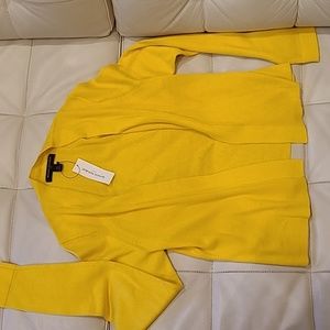 Banana Republic yellow cardigan